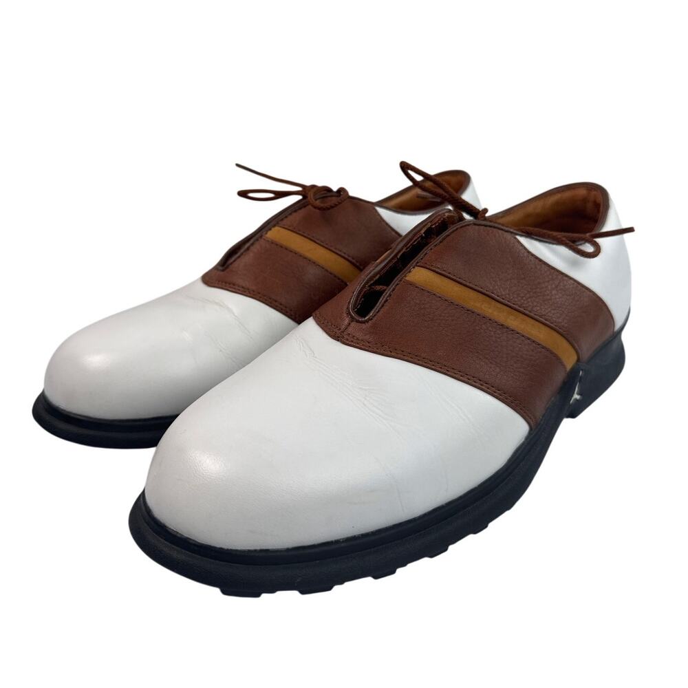 Vintage Air Jordan White leather golf shoes par 23 men's size 8 2001